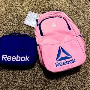 NWT Riley Reebok Backpack Set